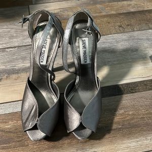 Pewter colored heels